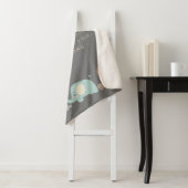 Couverture Sherpa Faire-part de naissance Jungle Safari Animaux (En situation)