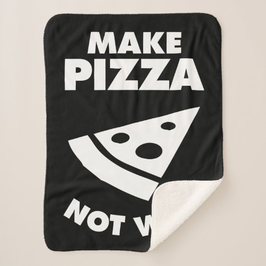 Couverture Sherpa Faire Pizza Pas Guerre (Devant)
