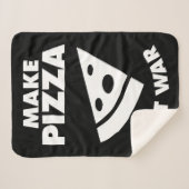 Couverture Sherpa Faire Pizza Pas Guerre (Devant (Horizontal))