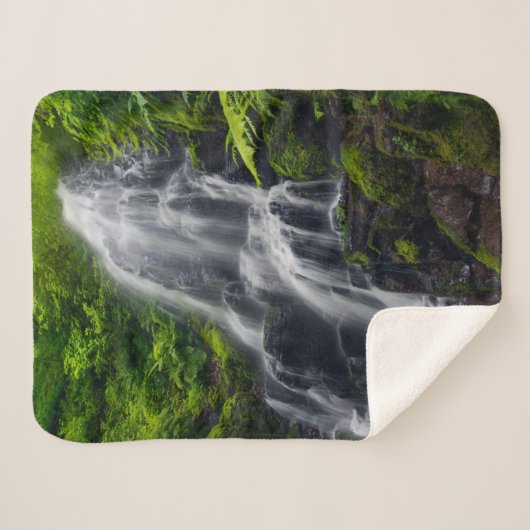 Couverture Sherpa Fairy Falls | Colombie River Gorge Oregon. (Devant (Horizontal))