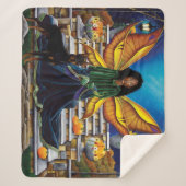 Couverture Sherpa Fairy Guardian Doberman Chien (Devant)