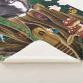 Couverture Sherpa Fairy House Garden Chat (3/4)