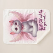 Couverture Sherpa Fairy Whiskers of Love (Devant (Horizontal))