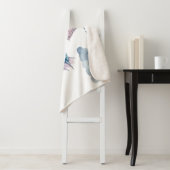 Couverture Sherpa Fairytale Dreamy Dragon Blue Knight Baby shower (En situation)