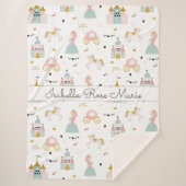 Couverture Sherpa Fairytale Princess Motif Sherpa Blanket (Devant)