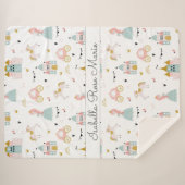 Couverture Sherpa Fairytale Princess Motif Sherpa Blanket (Devant (Horizontal))
