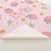 Couverture Sherpa Faisceaux et fraises personnalisés (3/4)