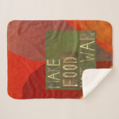 Couverture Sherpa Faites la guerre de nourriture pas (Devant (Horizontal))