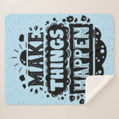 Couverture Sherpa Faites les choses se produire (Devant (Horizontal))