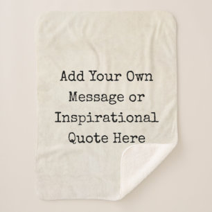 Couverture Sherpa Faites vos propres citations, noms, paroles