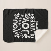 Couverture Sherpa Faith and Happiness – Joy and Gladness Quotes (Devant (Horizontal))