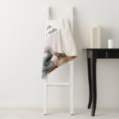 Couverture Sherpa Famille Citation Photo Collage Moderne Personnalis (En situation)