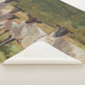 Couverture Sherpa Famille de moutons (3/4)