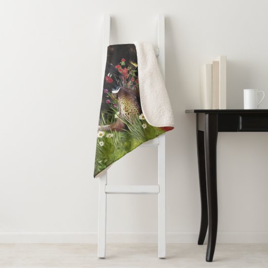 Couverture Sherpa Famille Setters (En situation)