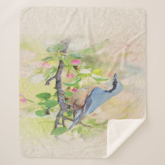 Couverture Sherpa Fanatique d'oiseaux (Devant)