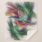 Couverture Sherpa Fancy Dancer Abstrait (Devant)