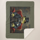 Couverture Sherpa Fancy Frog (Devant)