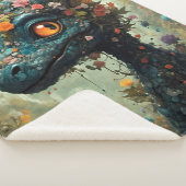 Couverture Sherpa Fantaisie de bébé dragon (3/4)
