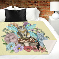Fantaisie Pastel Chat Féerique Tigré Floral