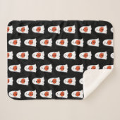 Couverture Sherpa Fantôme avec Jack-o-Lantern (Devant (Horizontal))