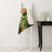 Couverture Sherpa Fantôme avec Plantes (En situation)