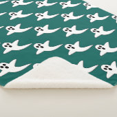 Couverture Sherpa Fantôme mignon (3/4)