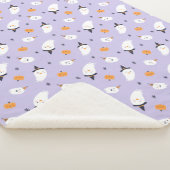 Couverture Sherpa Fantôme mou et Citrouille (3/4)