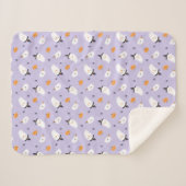 Couverture Sherpa Fantôme mou et Citrouille (Devant (Horizontal))