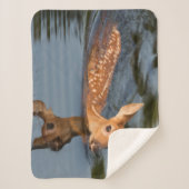 Couverture Sherpa Faon de cerf | Minnesota (Devant)