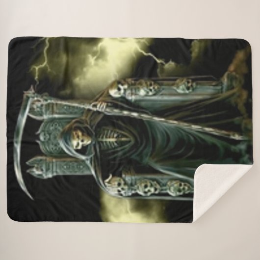 Couverture Sherpa FAUCHEUSE sur SON TRÔNE (Devant (Horizontal))