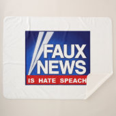 Couverture Sherpa Faux News (Devant (Horizontal))
