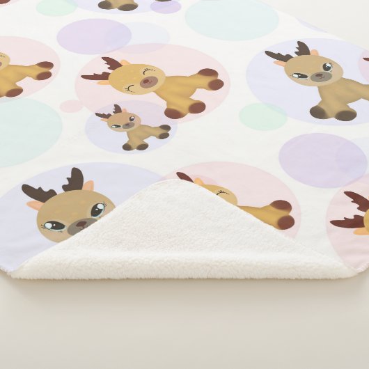 Couverture Sherpa Fawns Bambi. (3/4)