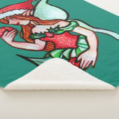 Couverture Sherpa Fée de Noël (3/4)