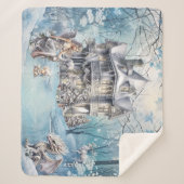 Couverture Sherpa Fée de Noël magique et capricieuse (Devant)