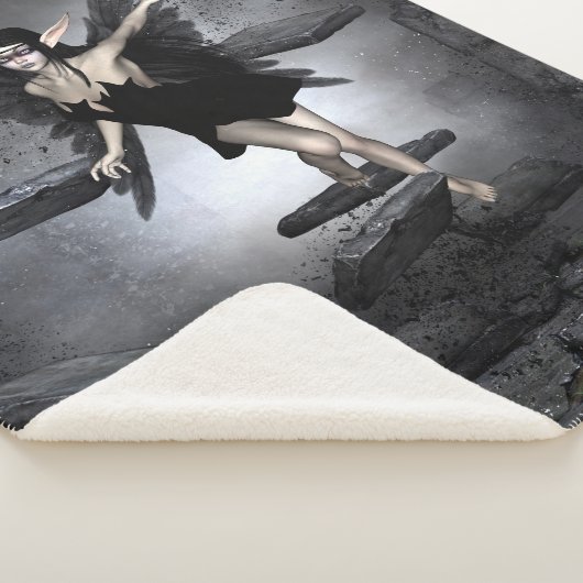 Couverture Sherpa Fée foncée (3/4)