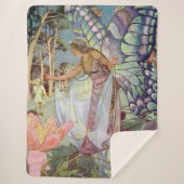 Couverture Sherpa Fée vintage (Devant)