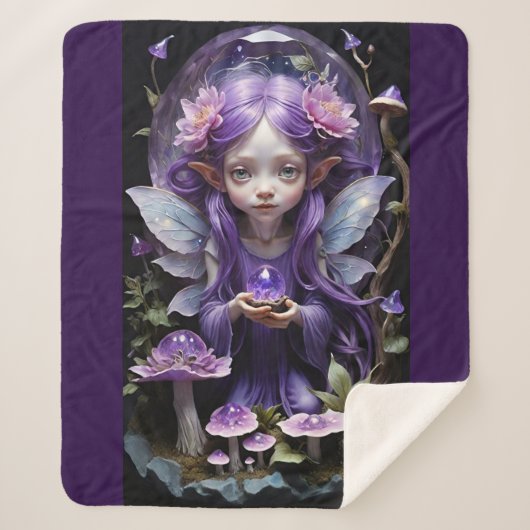 Couverture Sherpa Fées Enchantées V1 (Devant)