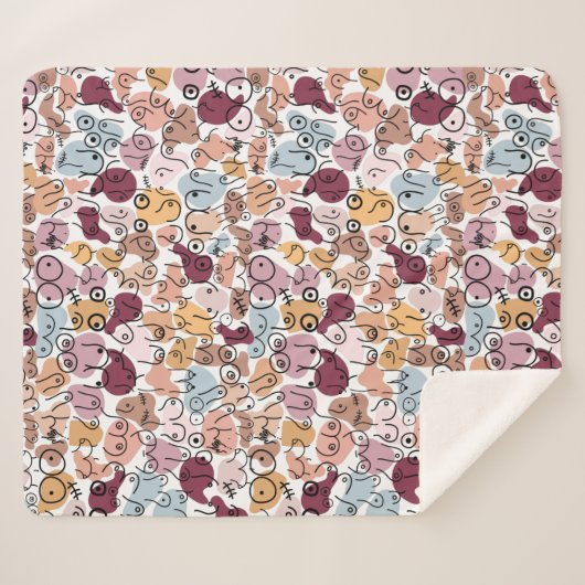 Couverture Sherpa féministe de fu rose (Devant (Horizontal))