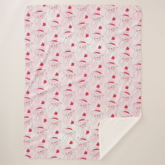 Couverture Sherpa Femme (Devant)