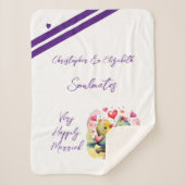 Couverture Sherpa Femme âmes mignonnes oiseaux cadeau anniversaire (Devant)