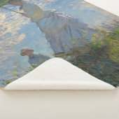 Couverture Sherpa Femme avec parasol - Madame Monet et son fils (3/4)