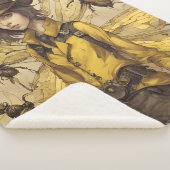 Couverture Sherpa Femme d'insectes Steampunk (3/4)