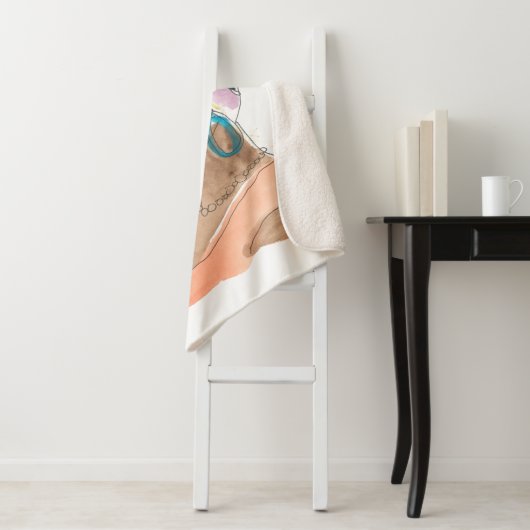 Couverture Sherpa Femme forte et belle (En situation)