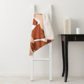 Couverture Sherpa Femme noire, Bikini blanc, Prêt plage (En situation)