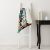 Couverture Sherpa Femmes en action de Breakdancer Silhouette de New (En situation)