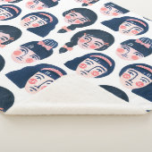 Couverture Sherpa Femmes fantasques : Dessin sur le visage (3/4)