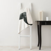 Couverture Sherpa Ferme à pavot - Vache aux fleurs (En situation)