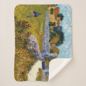 Couverture Sherpa Ferme en Provence (1888) par Vincent Van Gogh (Devant)