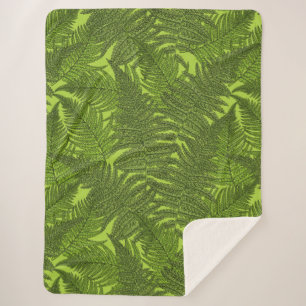 Couverture Sherpa Ferme en vert