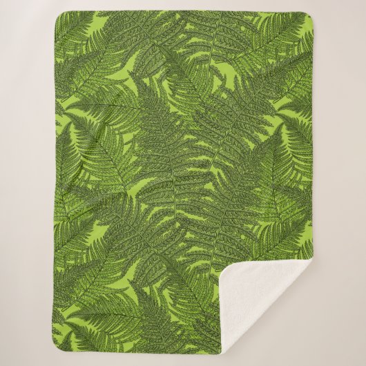 Couverture Sherpa Ferme en vert (Devant)